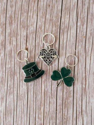 Lot d'anneaux marqueurs I love Ireland #4