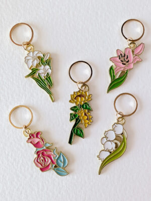 Lot d'anneaux marqueurs Fleuri #3