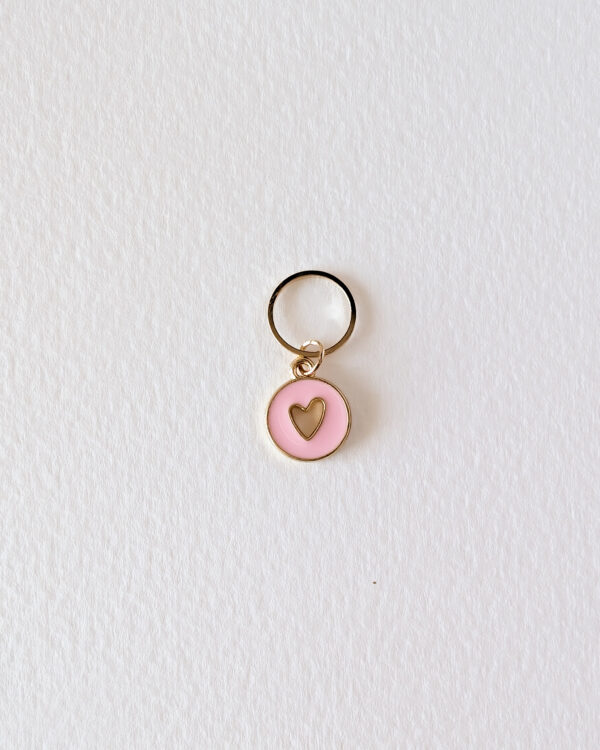 Coeur en incrustation Rose clair, Lot Grands coeurs