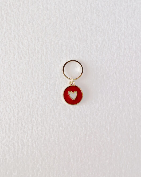 Coeur en incrustation Rouge, Lot Grands coeurs