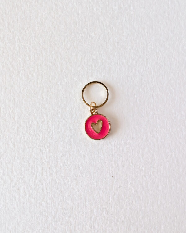 Coeur en incrustation Super rose, Lot Grands coeurs