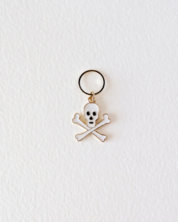 Anneau marqueur Skull & bones blanc, Lot Halloween #1 Blanc