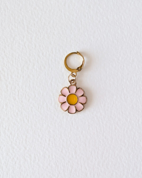 Anneau marqueur amovible Marguerite rose, Lot Marguerites #3