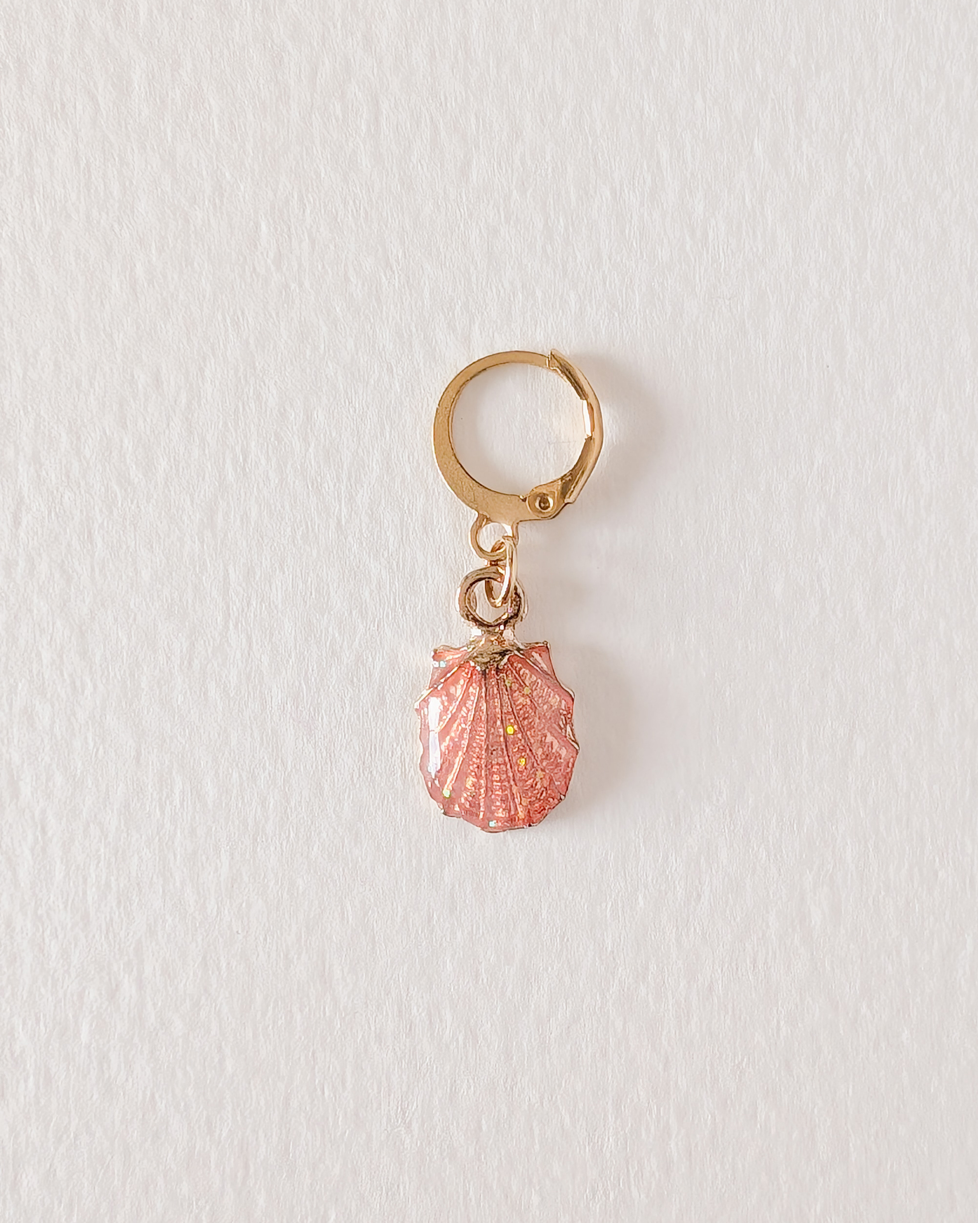 Anneau marqueur amovible Coquillage rose, Lot Océan