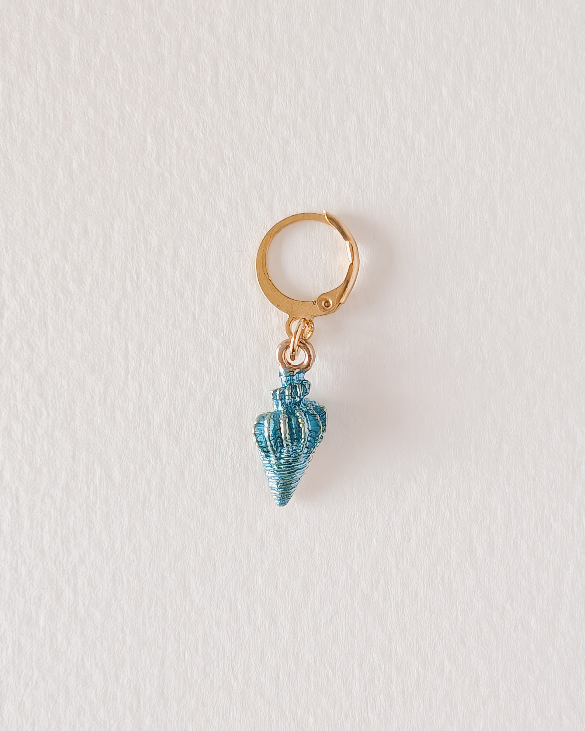 Anneau marqueur amovible Coquillage bleu, Lot Océan