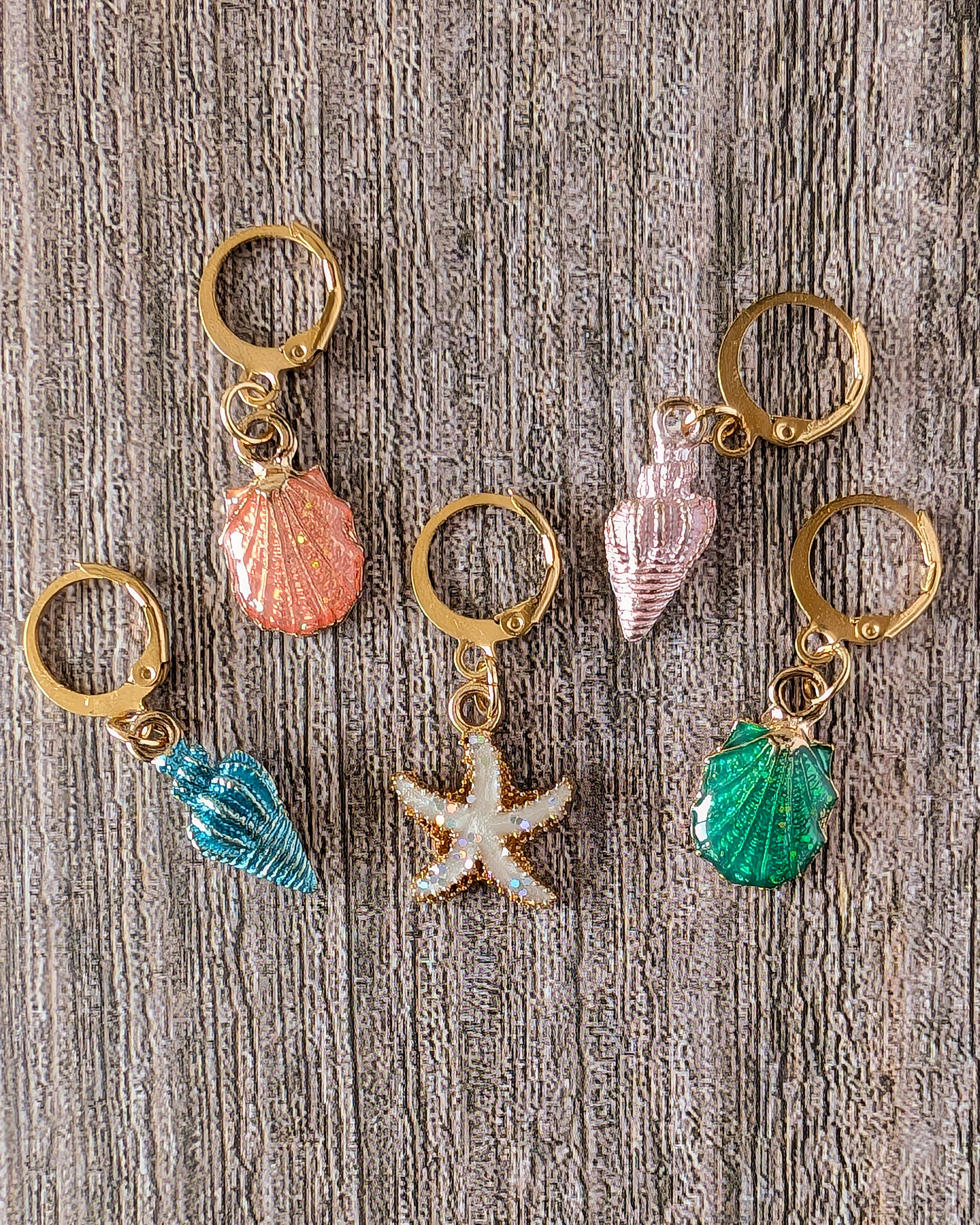 Lot d'anneaux marqueurs amovibles Océan