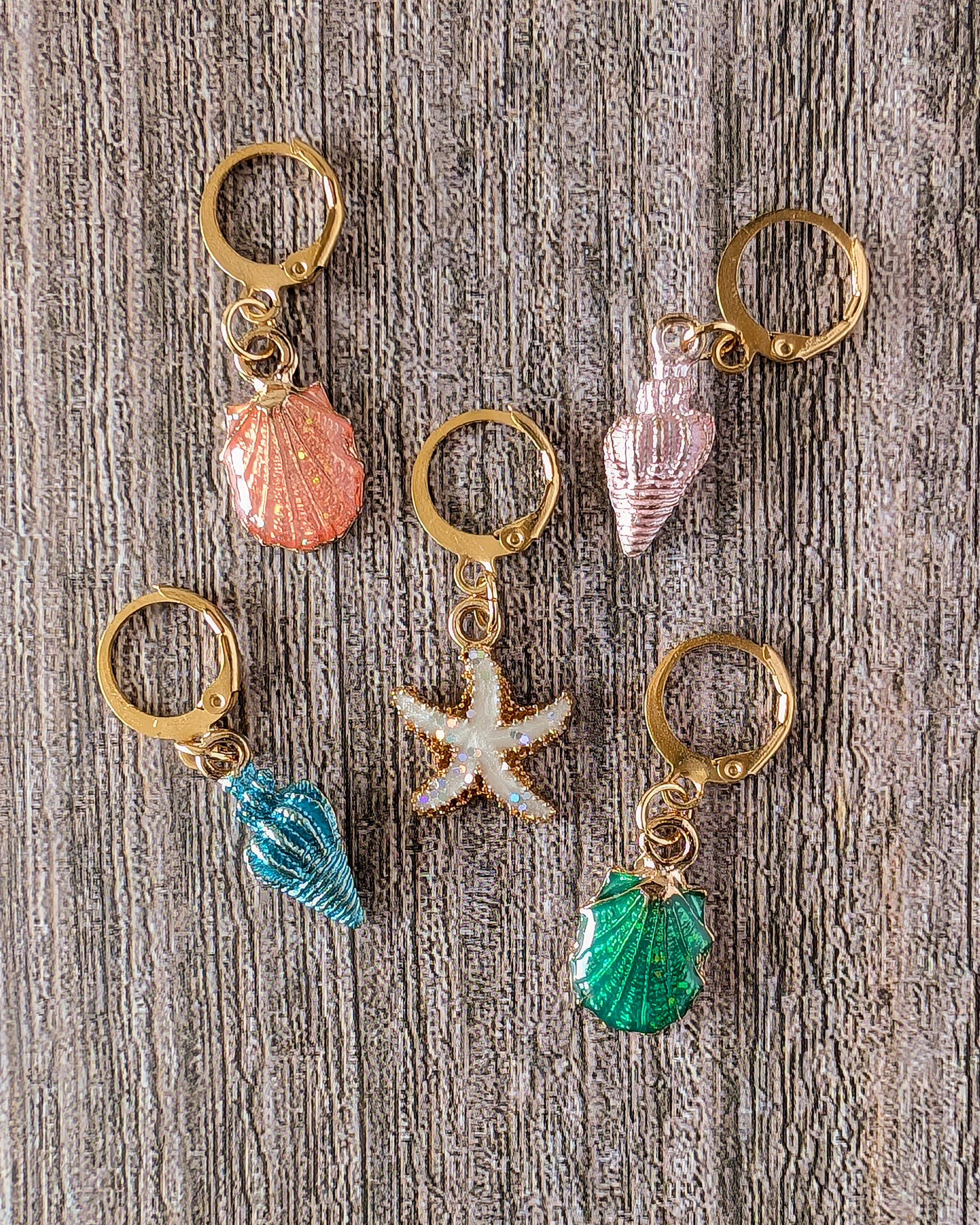 Lot d'anneaux marqueurs amovibles Océan