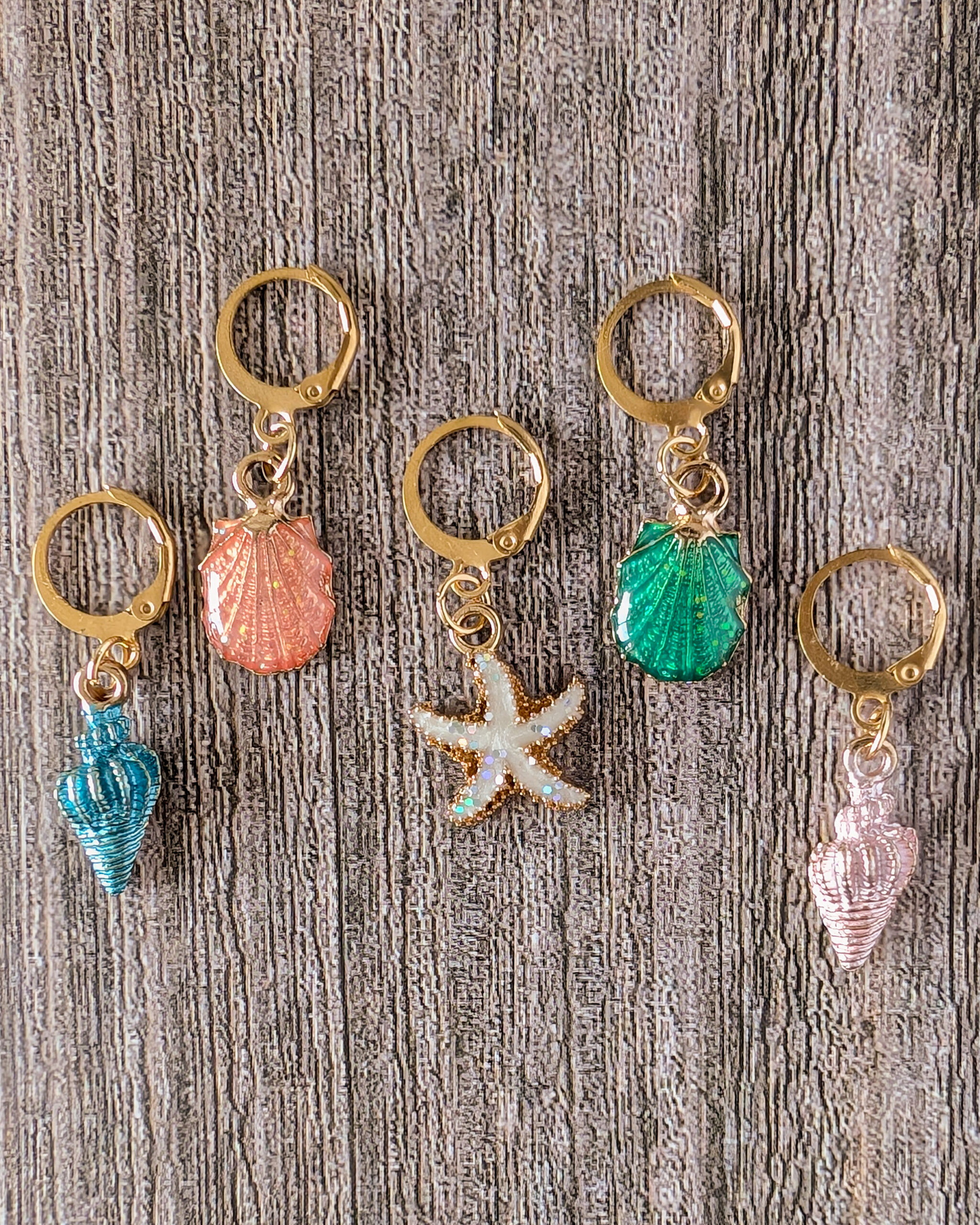 Lot d'anneaux marqueurs amovibles Océan