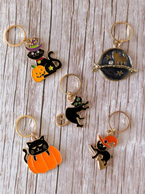 Lots d'anneaux marqueurs de maille, Challoween