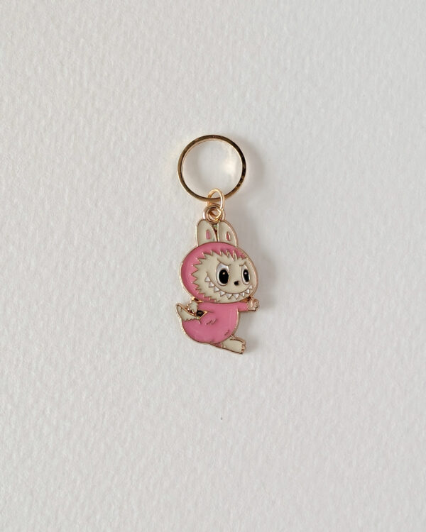 Anneau marqueur Labubu Poilu rose, Lot Labubu #3