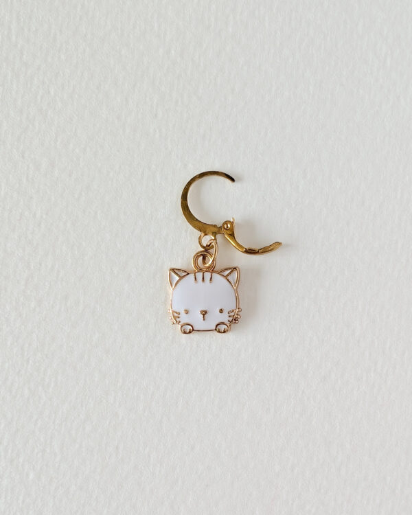 Anneau amovible Petit chat blanc, Lot Petits chats #5