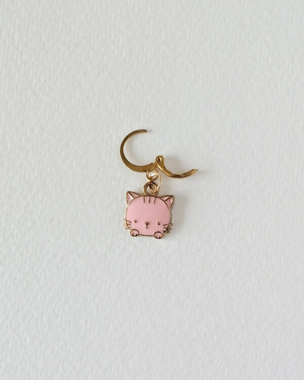 Anneau amovible Petit chat rose, Lot Petits chats #5