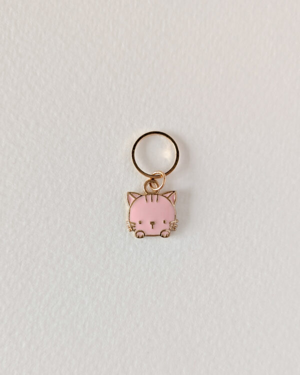Anneau fermé Petit chat rose, Lot Petits chats #5