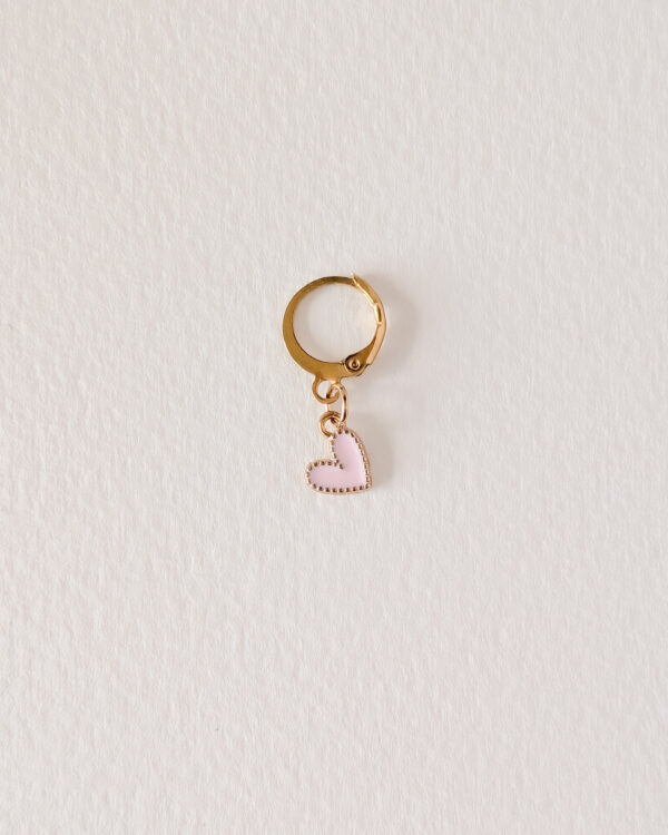Anneau marqueur amovible petit coeur rose clair, Lot Petits cœurs #1