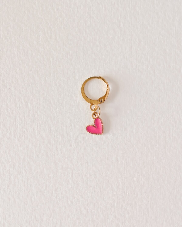 Anneau marqueur amovible petit coeur super rose, Lot Petits cœurs #1