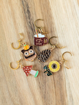 Lot d'anneaux marqueurs amovibles Automne #3