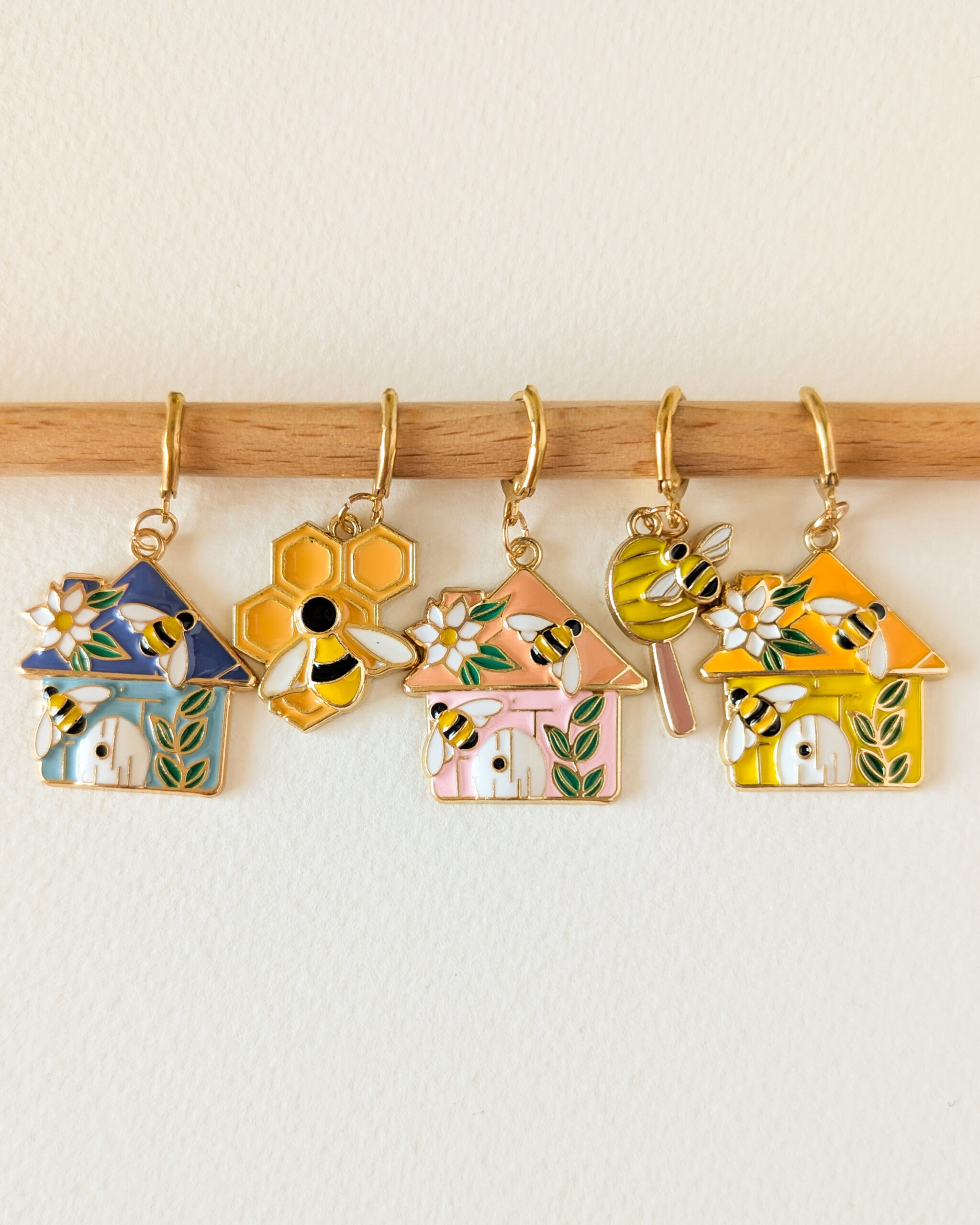 Lot d'anneaux marqueurs amovibles Dans le sous-bois l'été