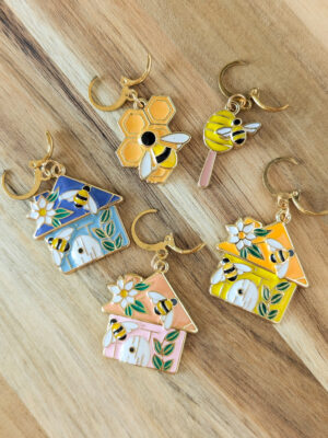 Lot d'anneaux marqueurs amovibles Dans le sous-bois l'été