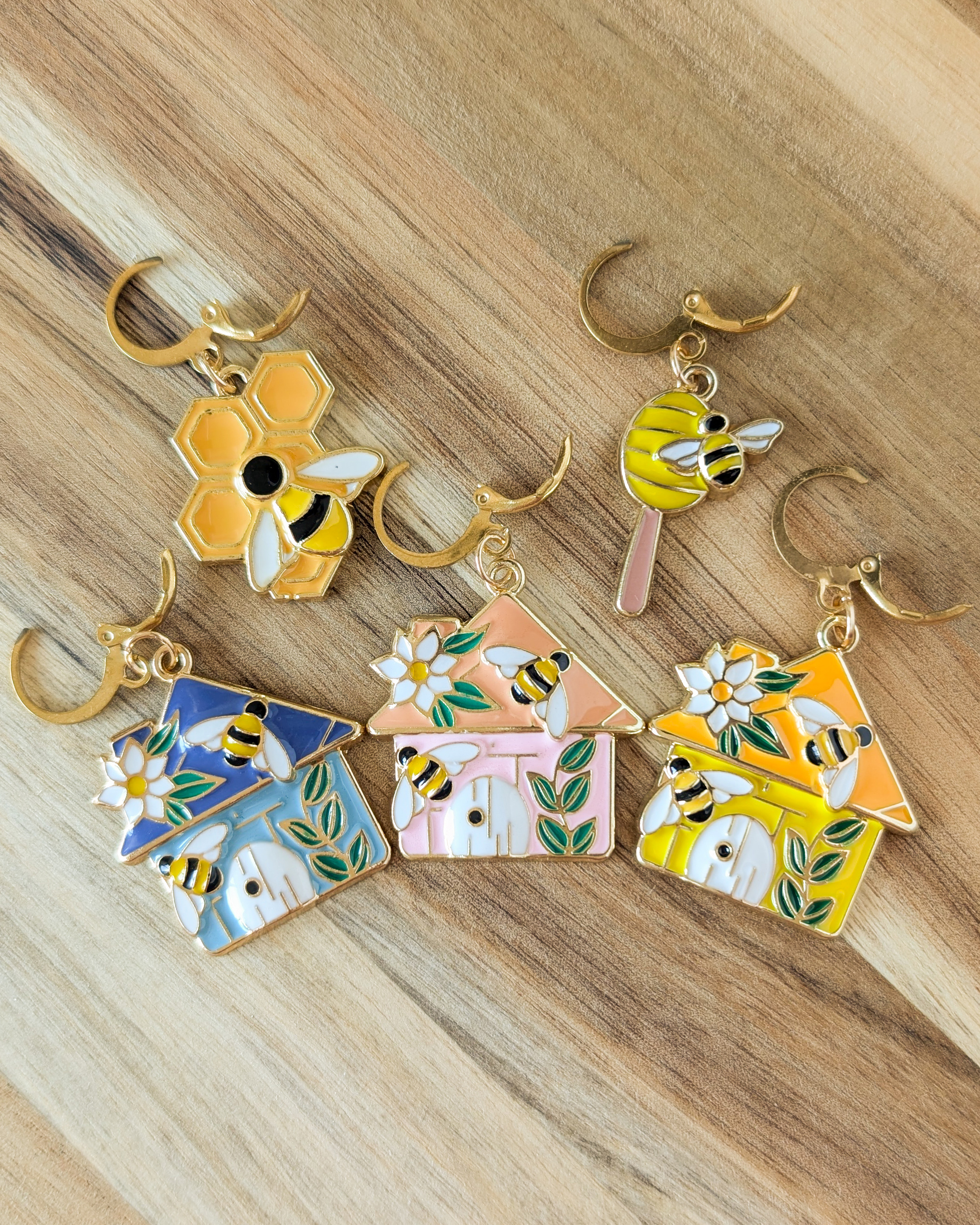 Lot d'anneaux marqueurs amovibles Dans le sous-bois l'été