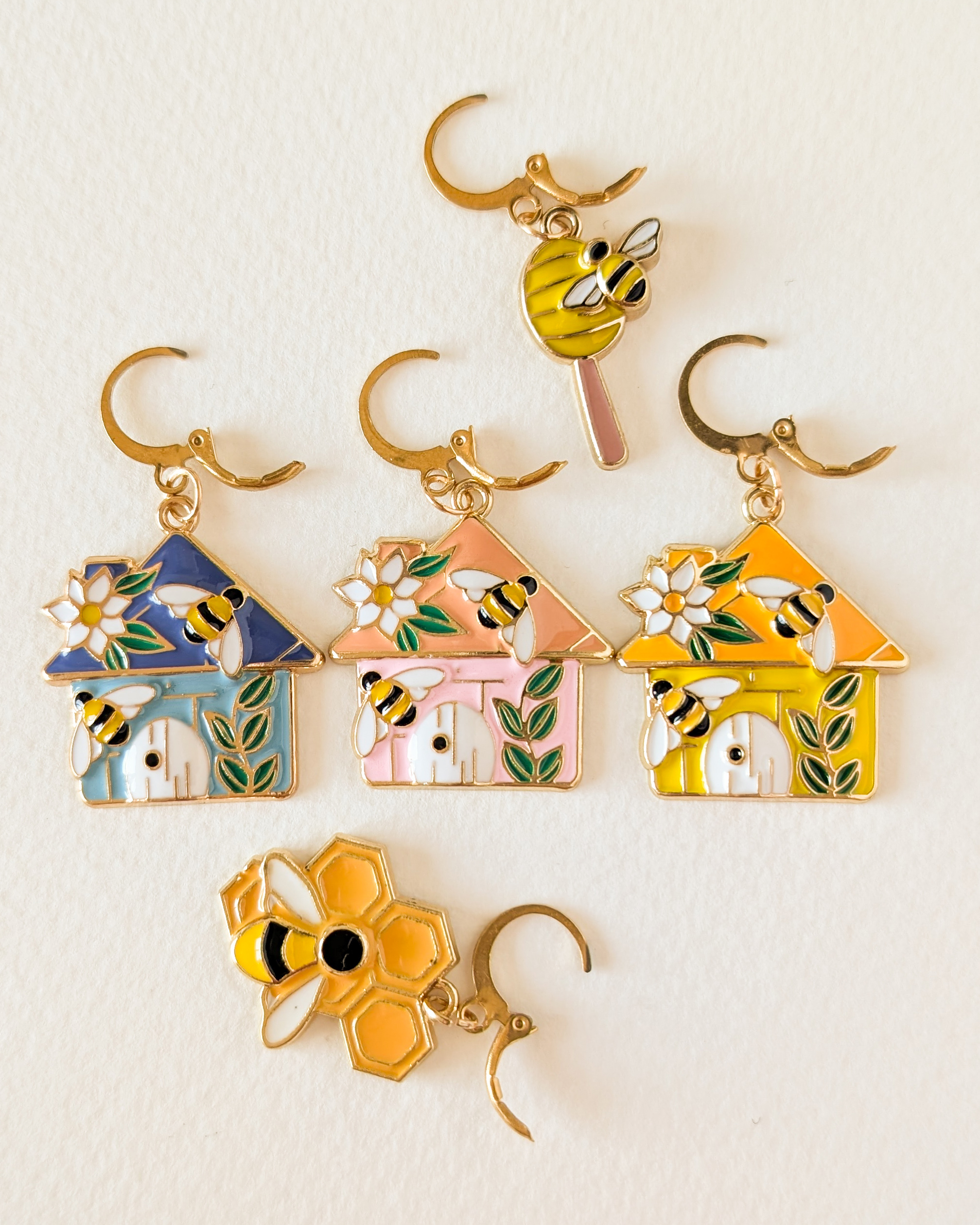 Lot d'anneaux marqueurs amovibles Dans le sous-bois l'été