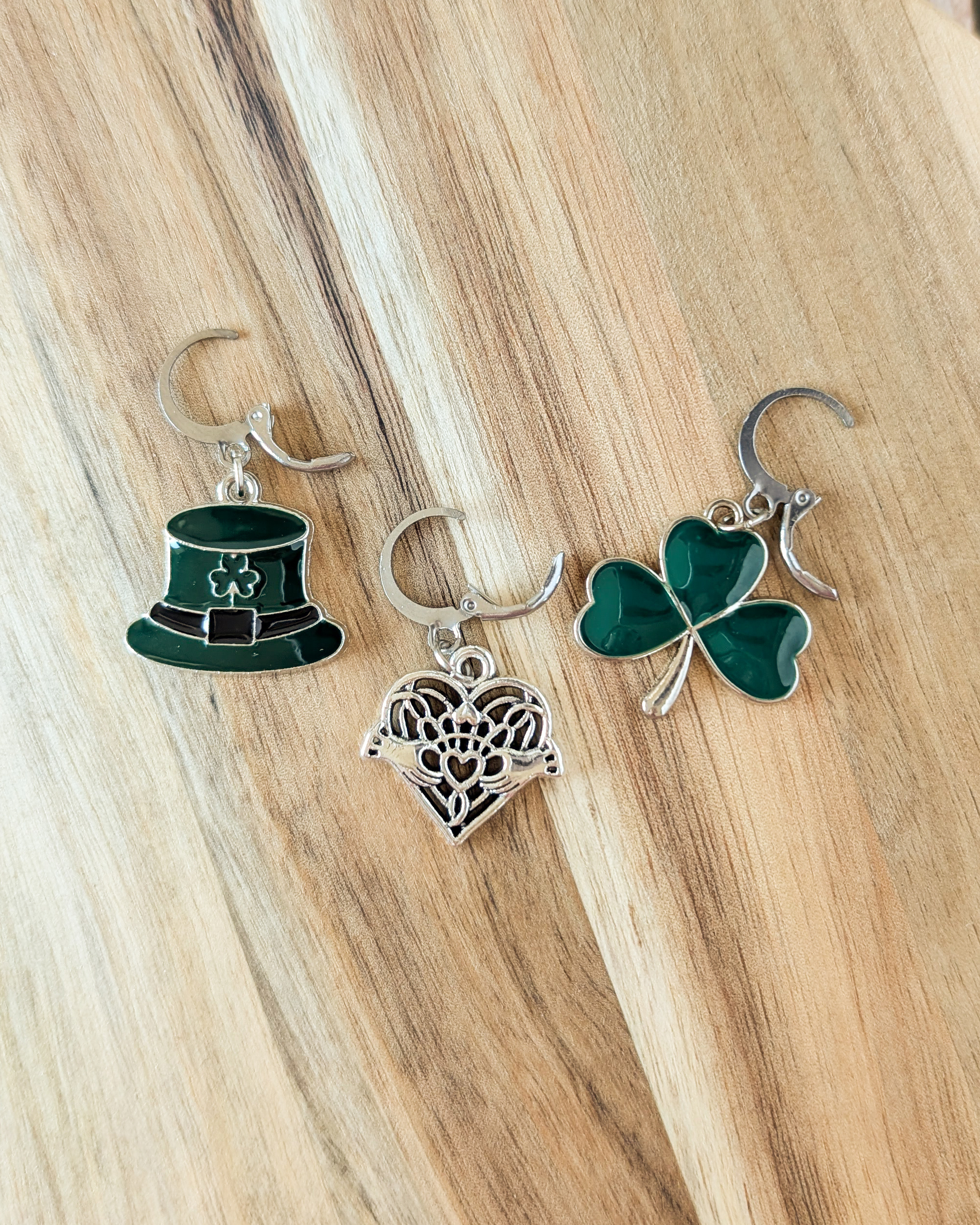 Lot d'anneaux marqueurs amovibles I love Ireland #4