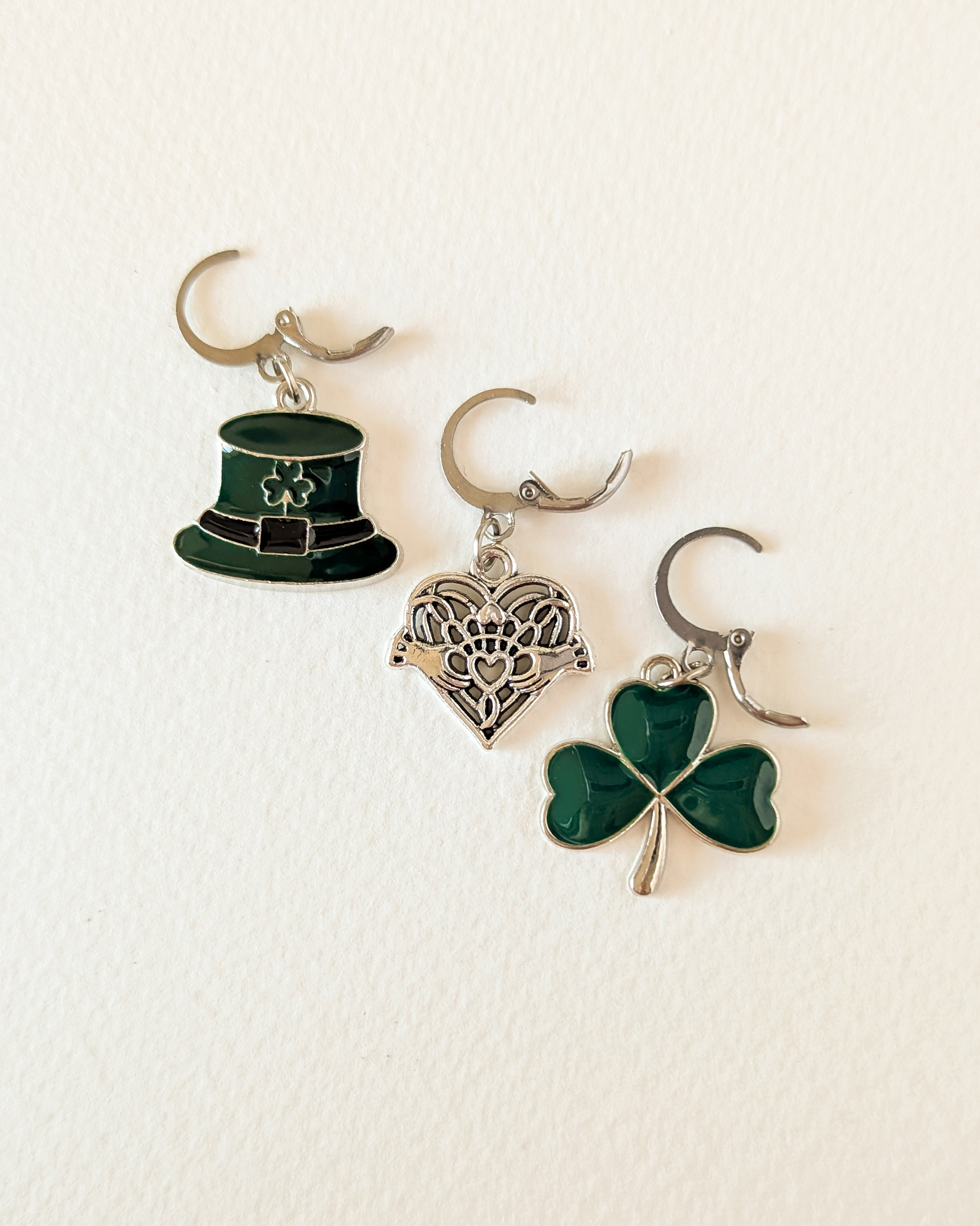 Lot d'anneaux marqueurs amovibles I love Ireland #4