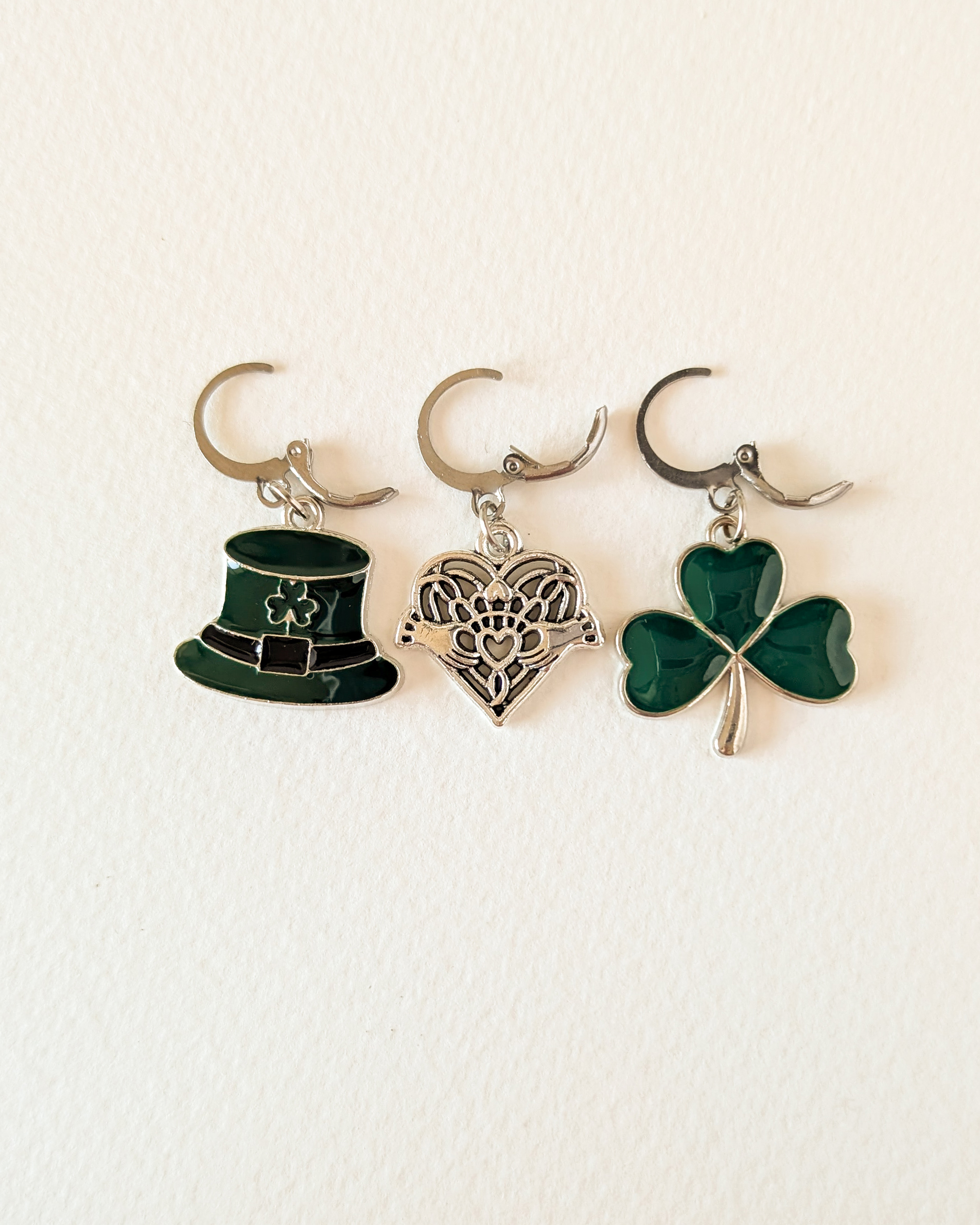 Lot d'anneaux marqueurs amovibles I love Ireland #4
