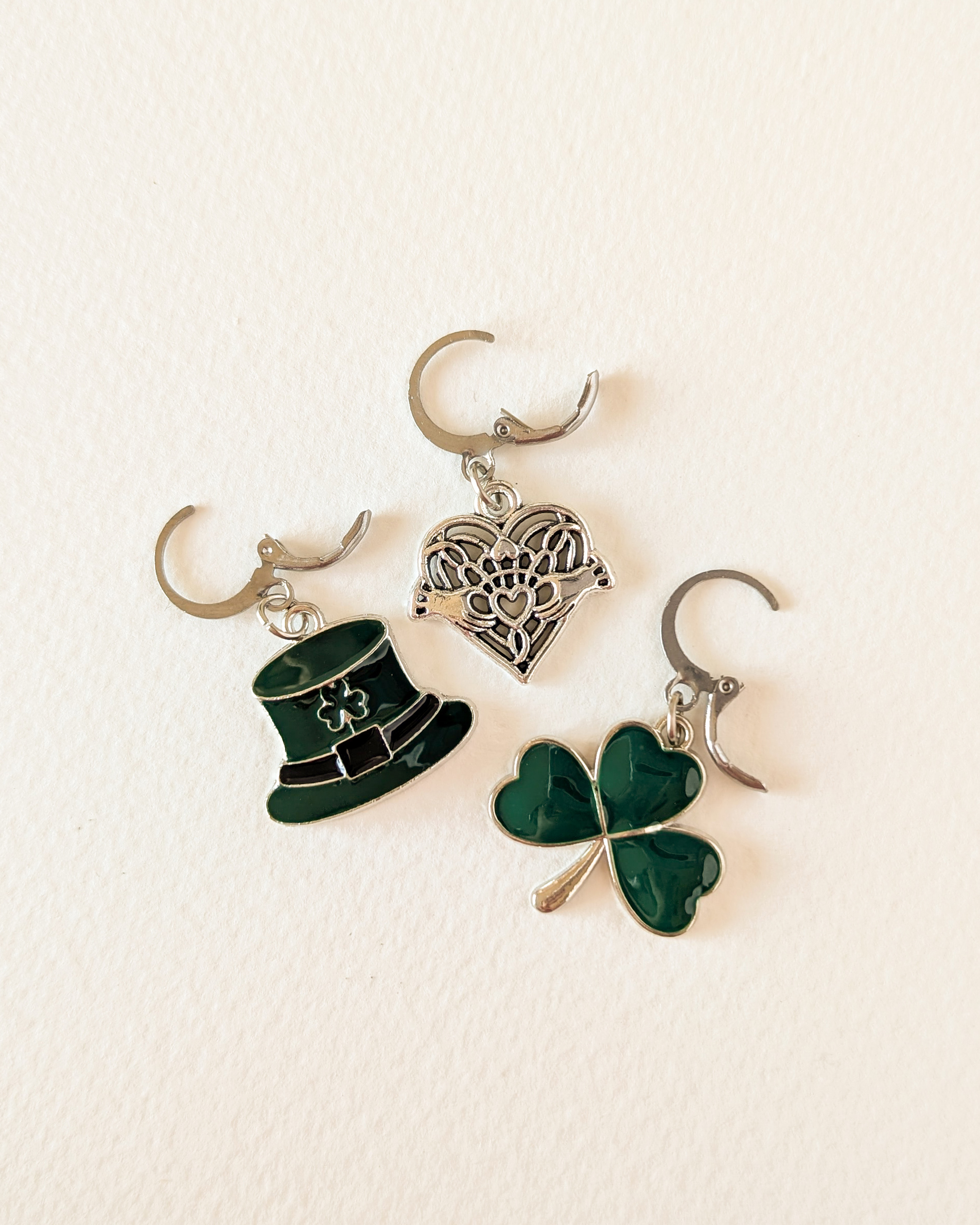 Lot d'anneaux marqueurs amovibles I love Ireland #4
