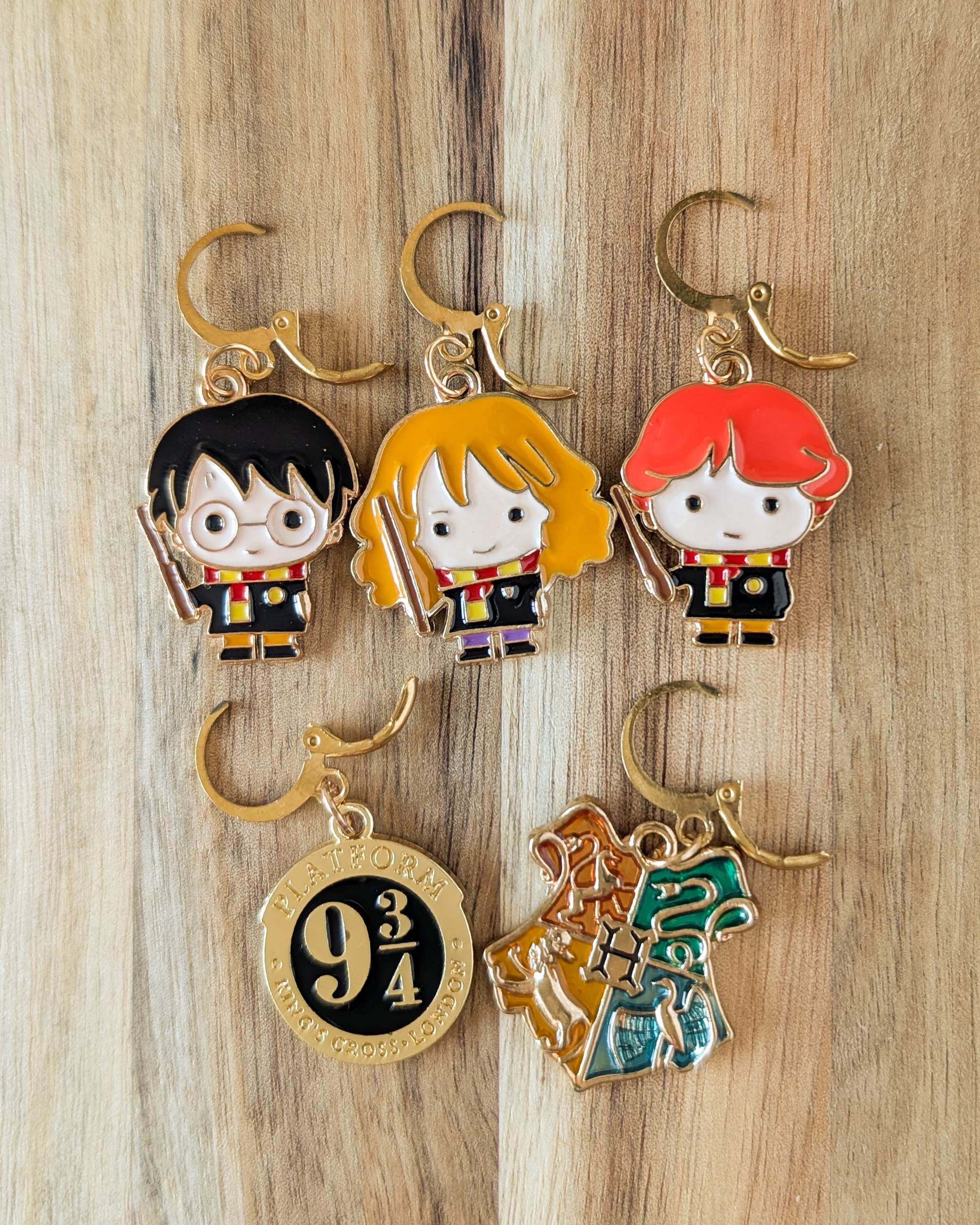 Lot d'anneaux marqueurs amovibles Petits sorciers #1