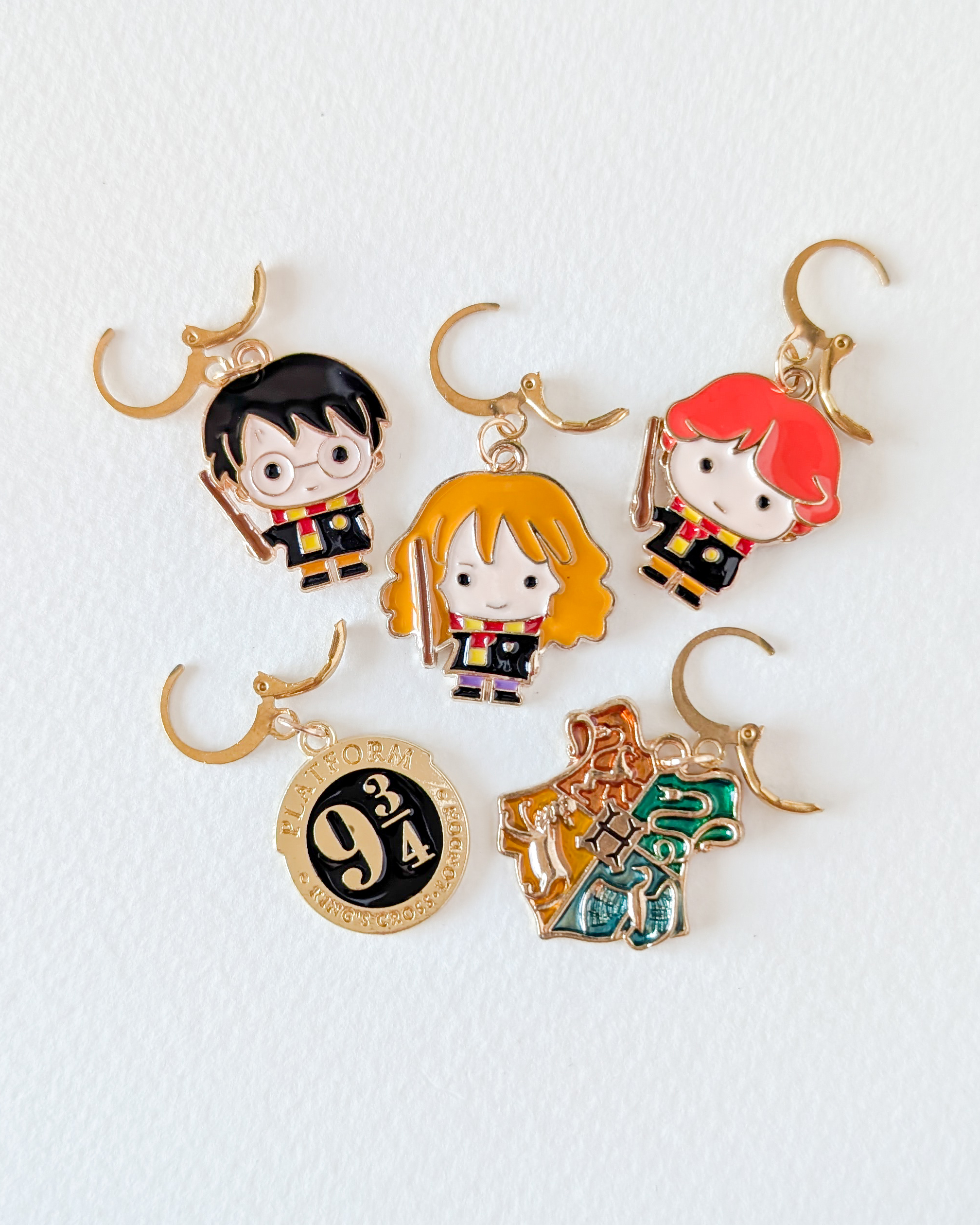 Lot d'anneaux marqueurs amovibles Petits sorciers #1