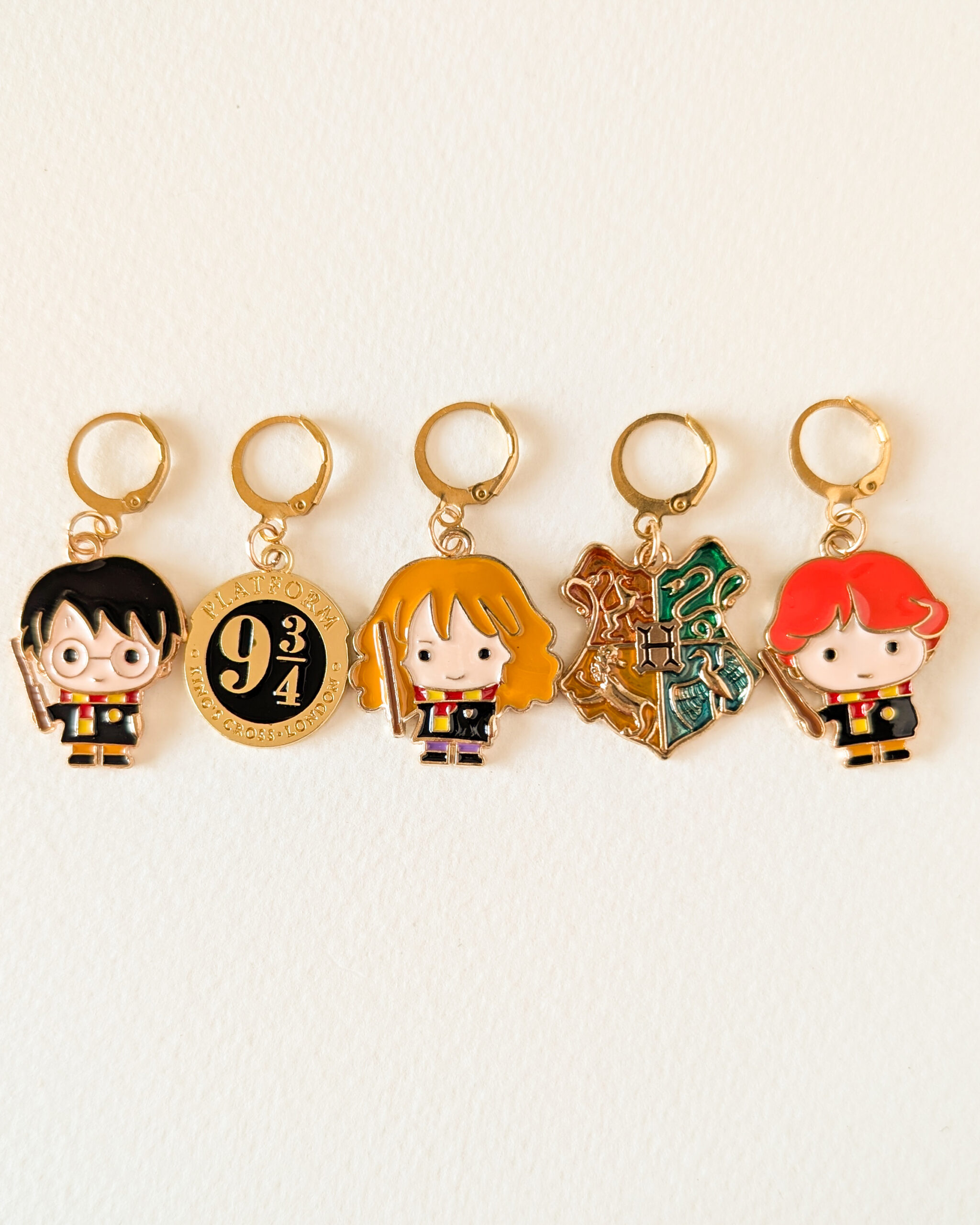 Lot d'anneaux marqueurs amovibles Petits sorciers #1