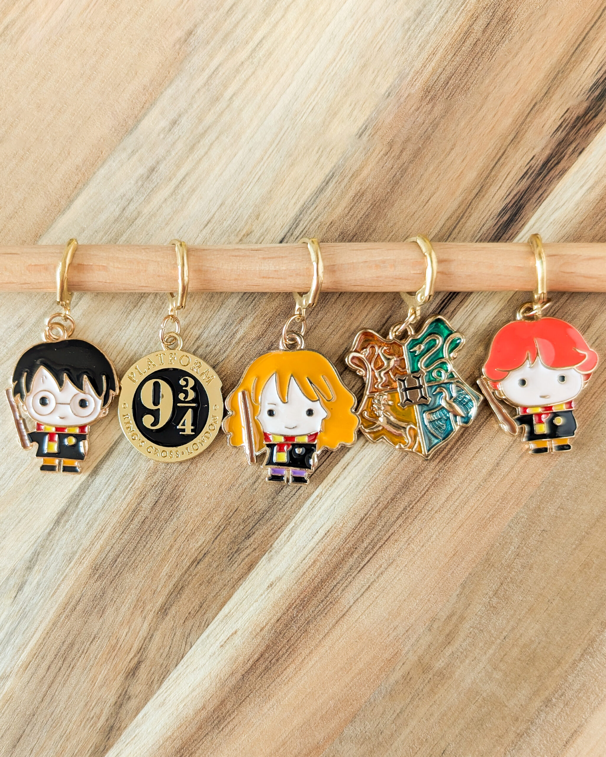 Lot d'anneaux marqueurs amovibles Petits sorciers #1