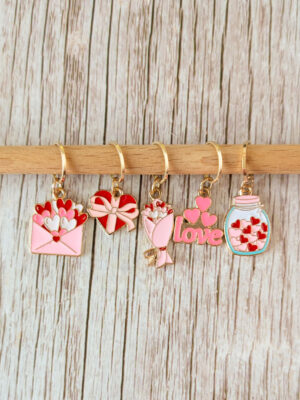 Lot d'anneaux marqueurs Pink lady #1