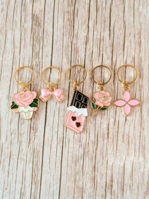 Lot d'anneaux marqueurs Pink lady #2