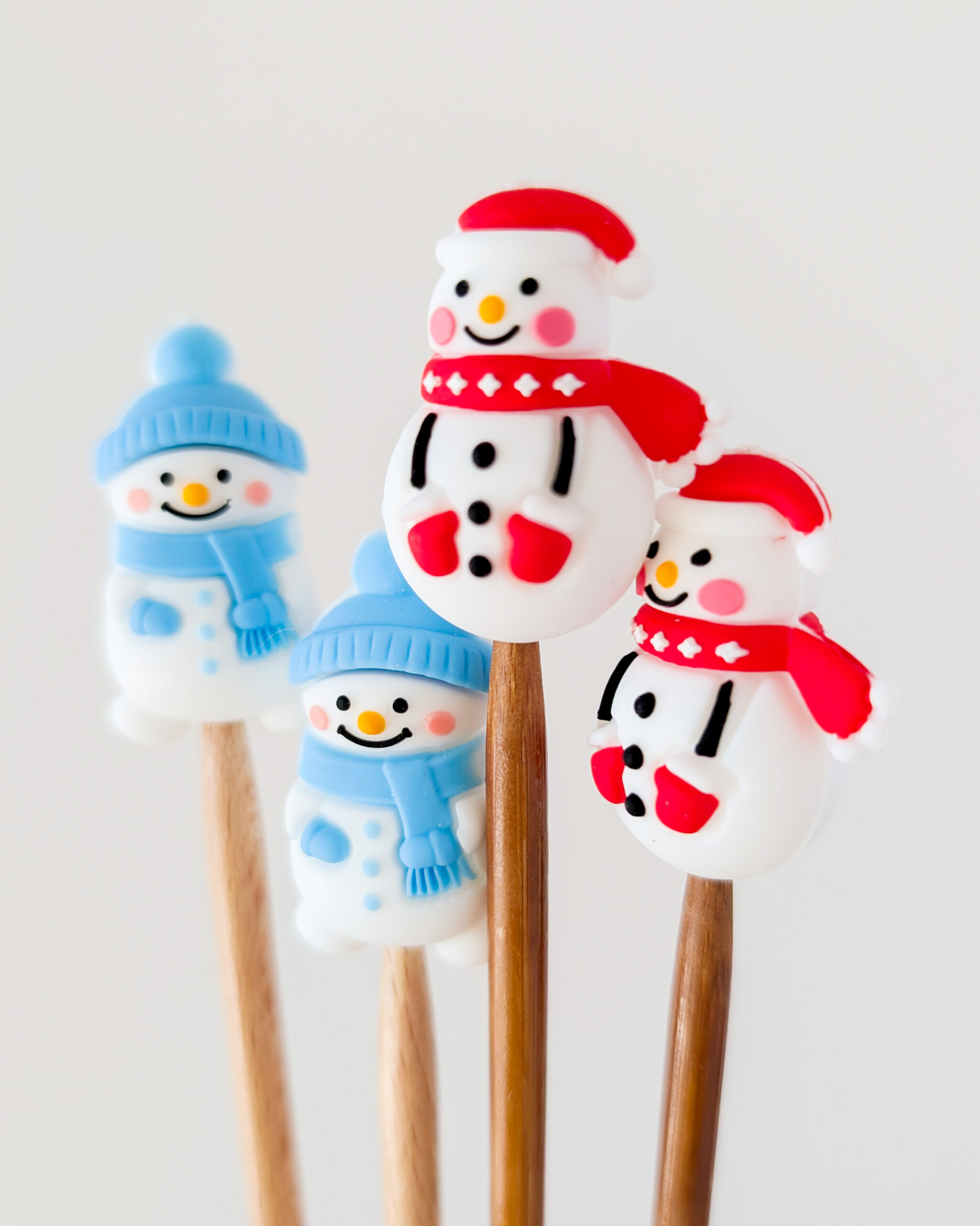 Protèges aiguilles en silicone, Lot Au pays des neiges #2