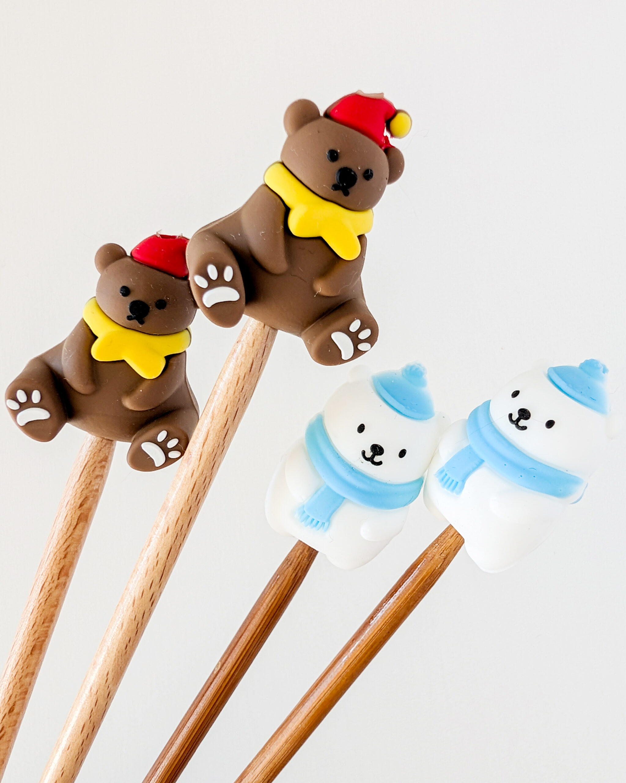 Protèges aiguilles en silicone, Lot Au pays des neiges #3