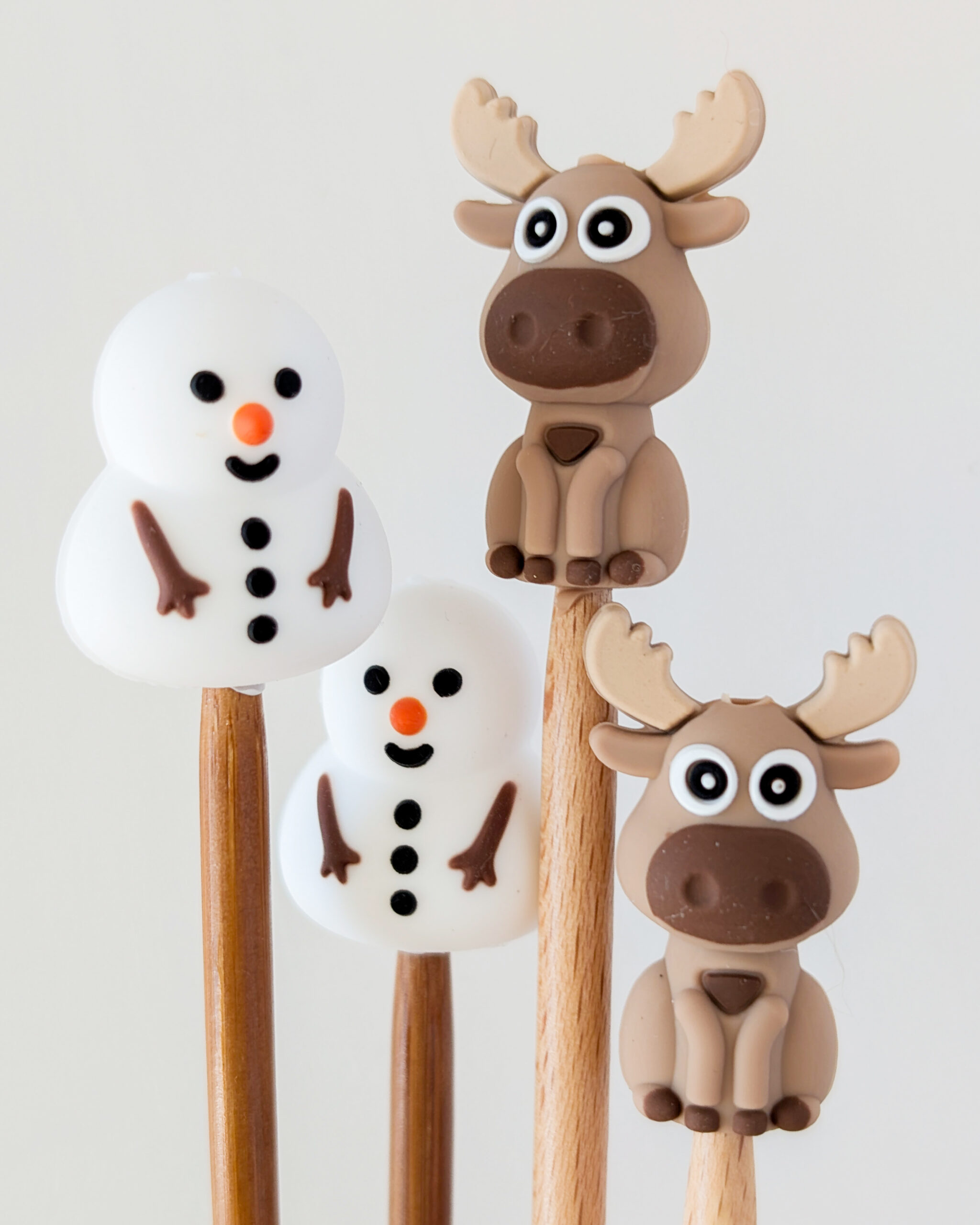 Protèges aiguilles en silicone, Lot Au pays des neiges #1