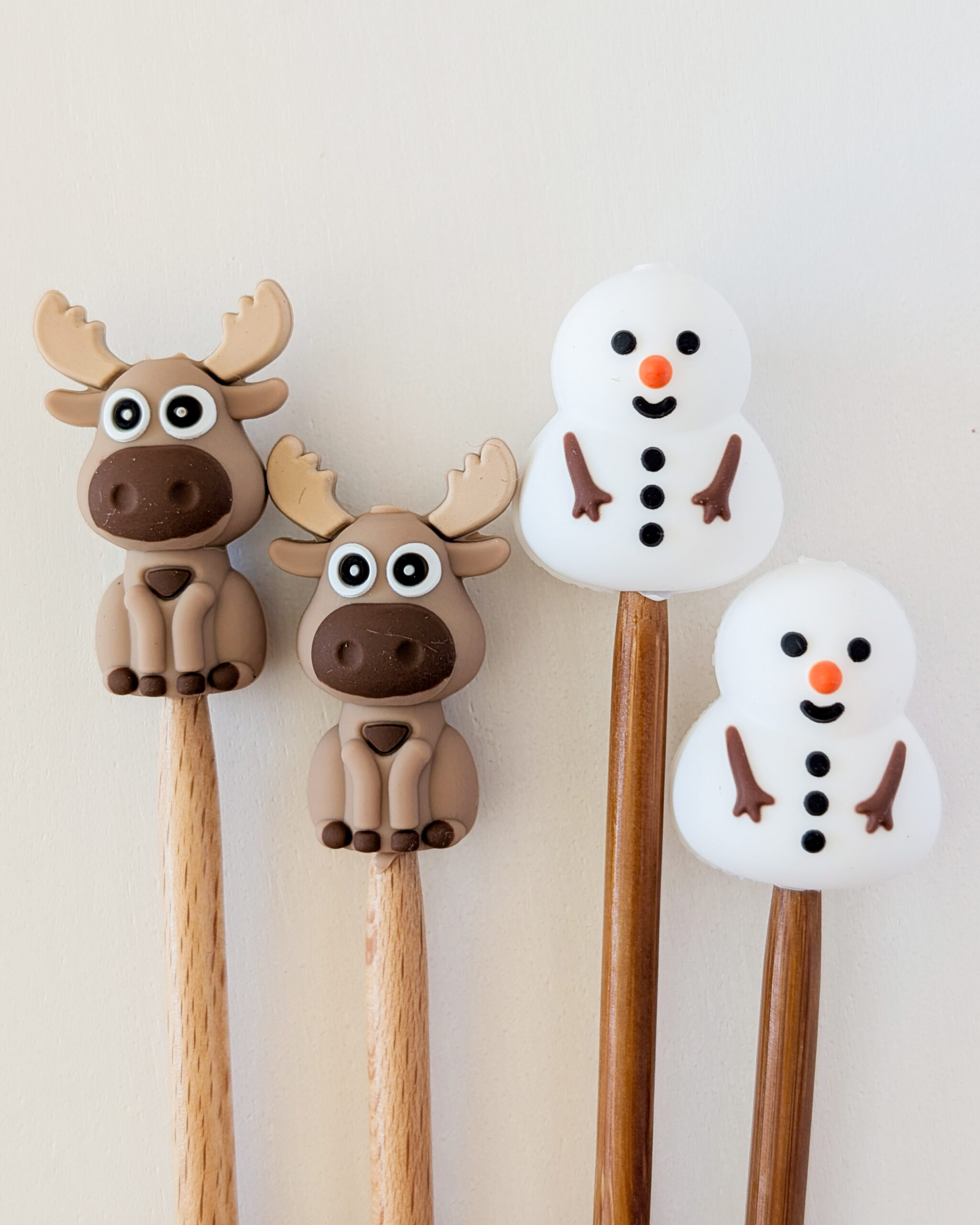Protèges aiguilles en silicone, Lot Au pays des neiges #1