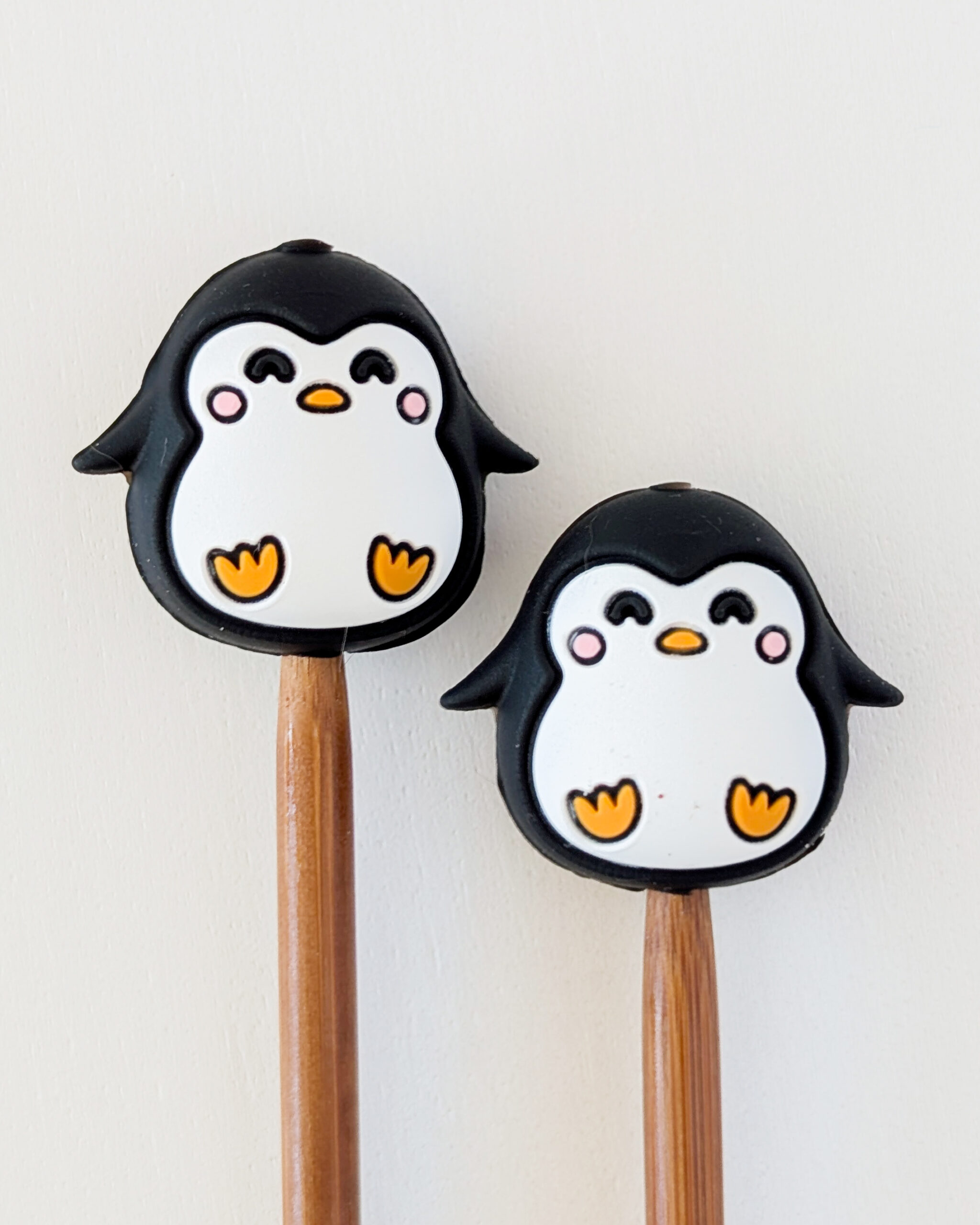 Protèges aiguilles en silicone, Bébé Pingouin, Lot Au pays des neiges #4