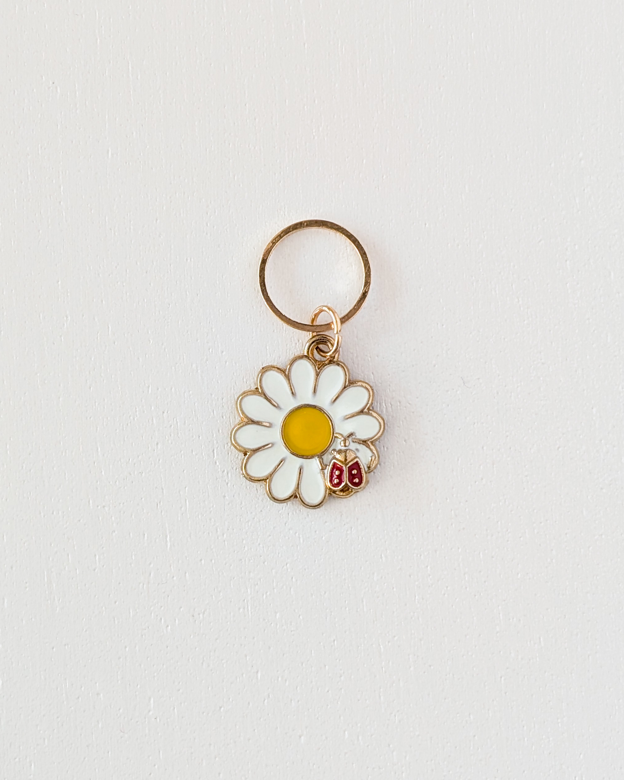 Marguerite blanc, Lot d'anneaux marqueurs de maille Marguerites #4