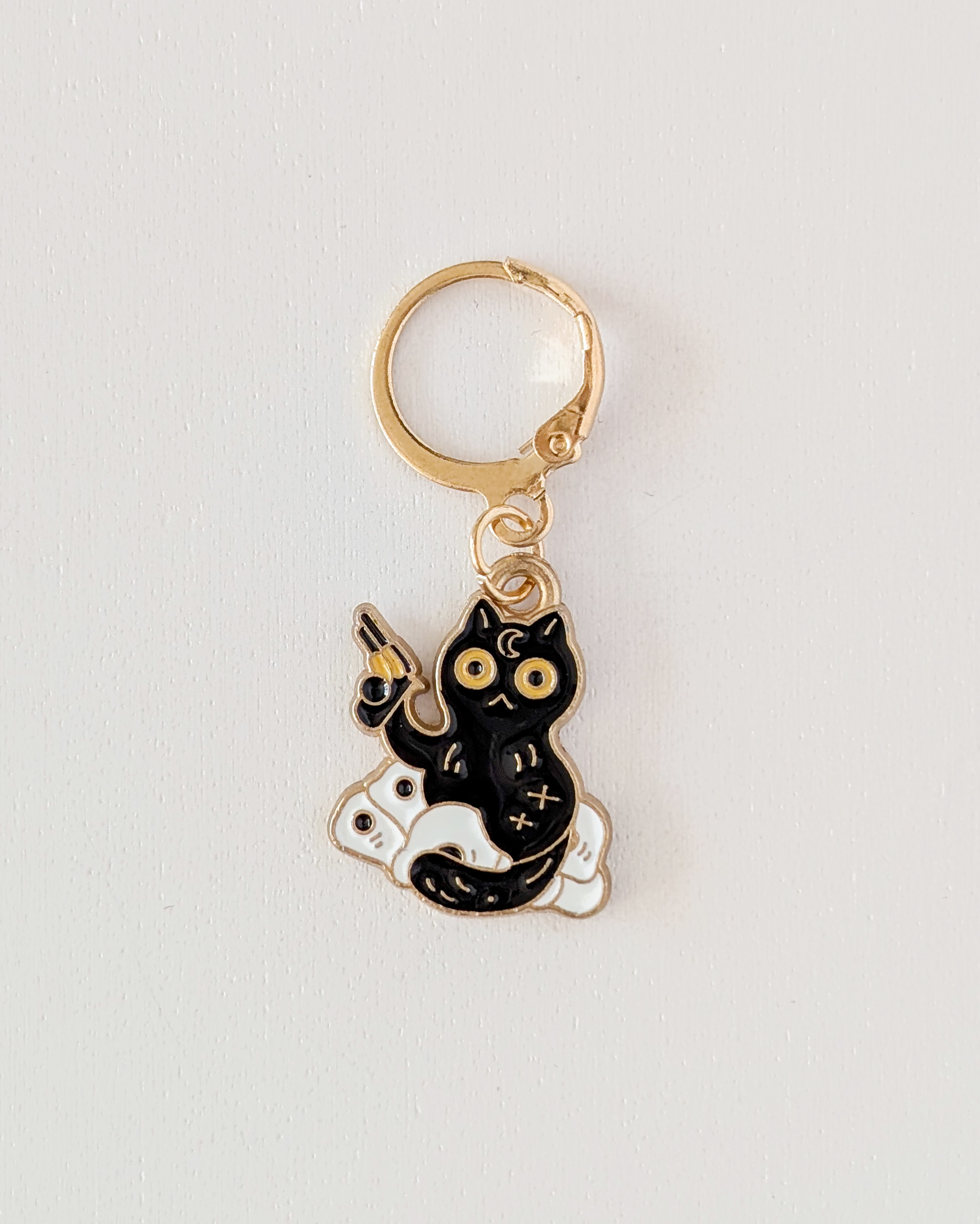 Chat tireur, Lot d'anneaux marqueurs amovibles Challoween #3