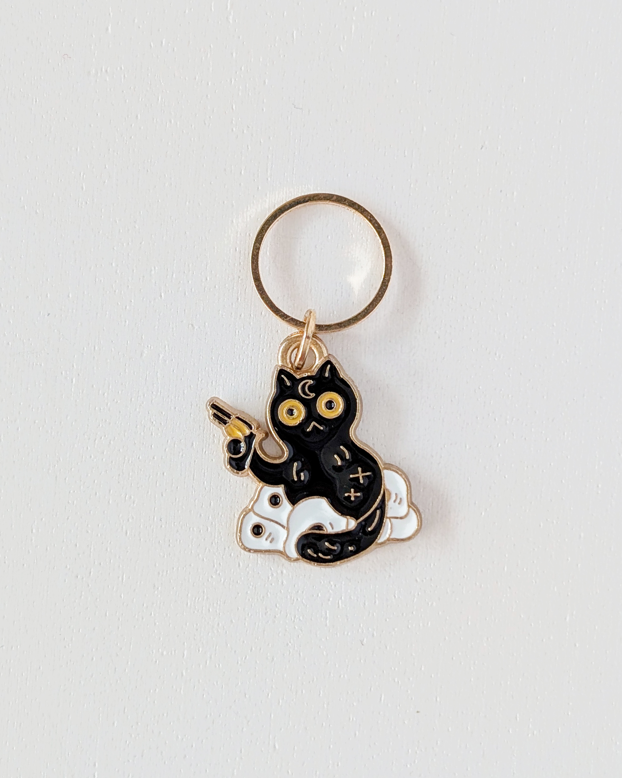 Chat tireur, Lot d'anneaux marqueurs Challoween #3