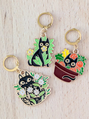 Lot d'anneaux marqueurs amovibles Chats sauvages #2