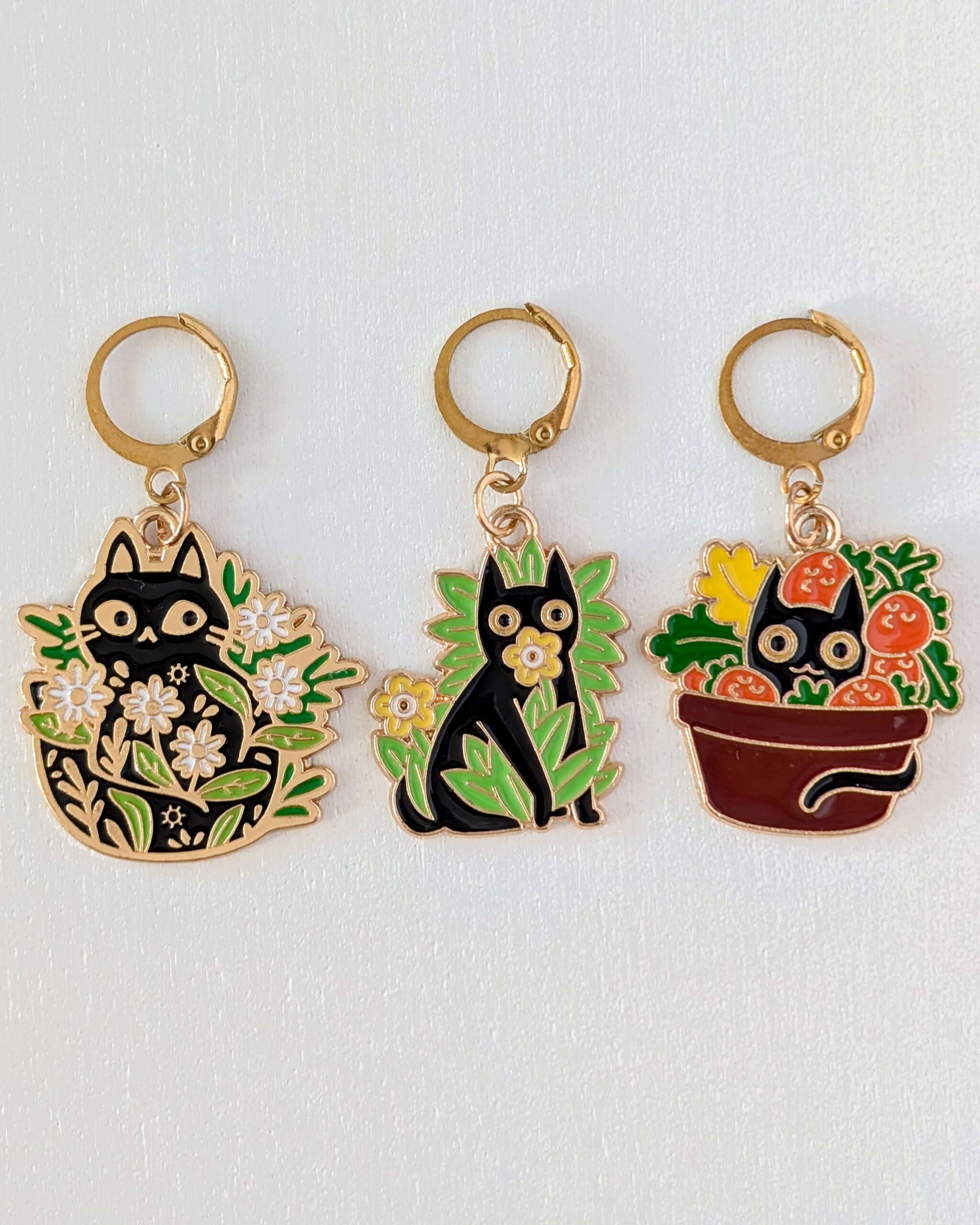Lot d'anneaux marqueurs amovibles Chats sauvages #2