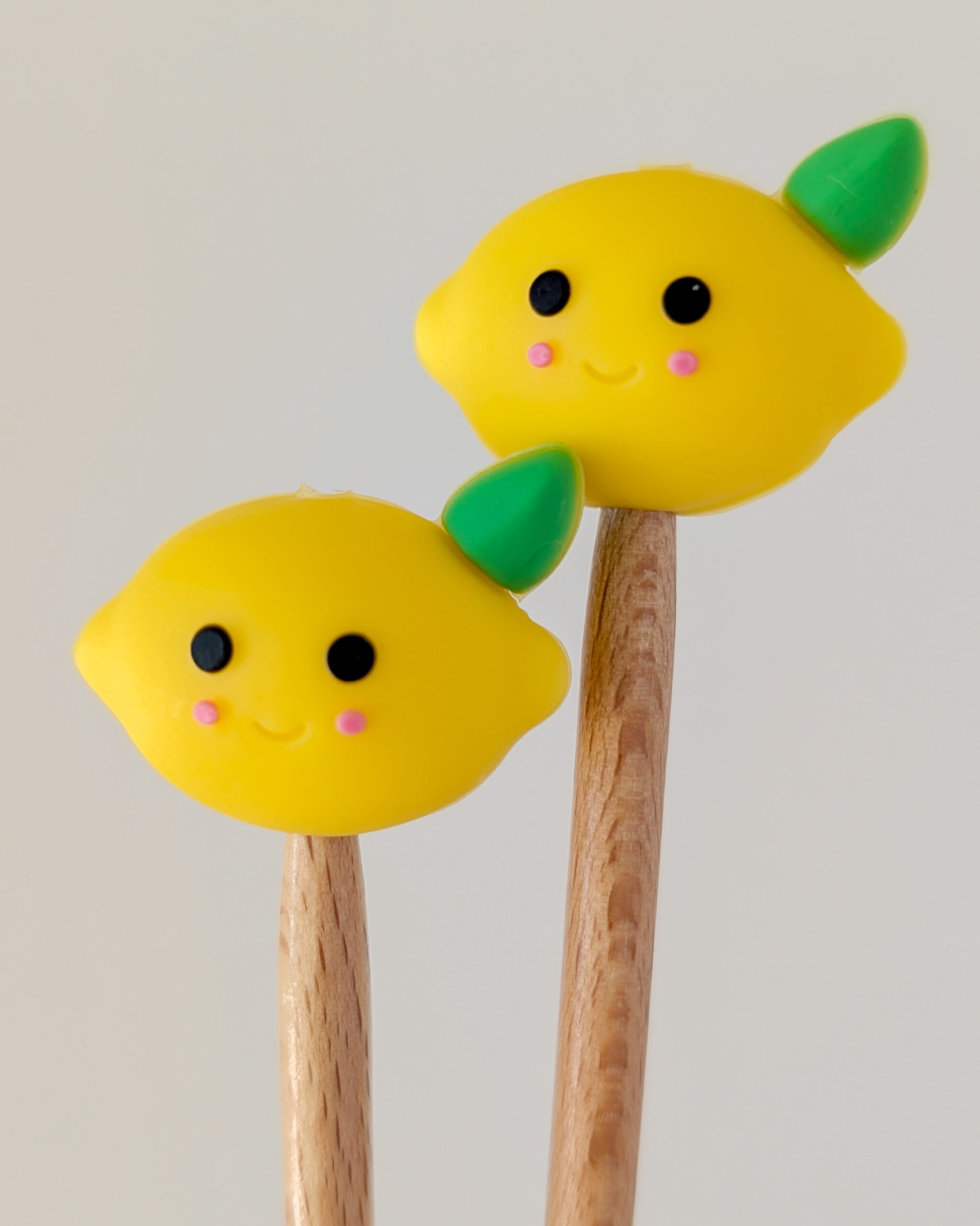 Citrons jaunes, Protèges aiguilles en silicone, Lot Citronnade