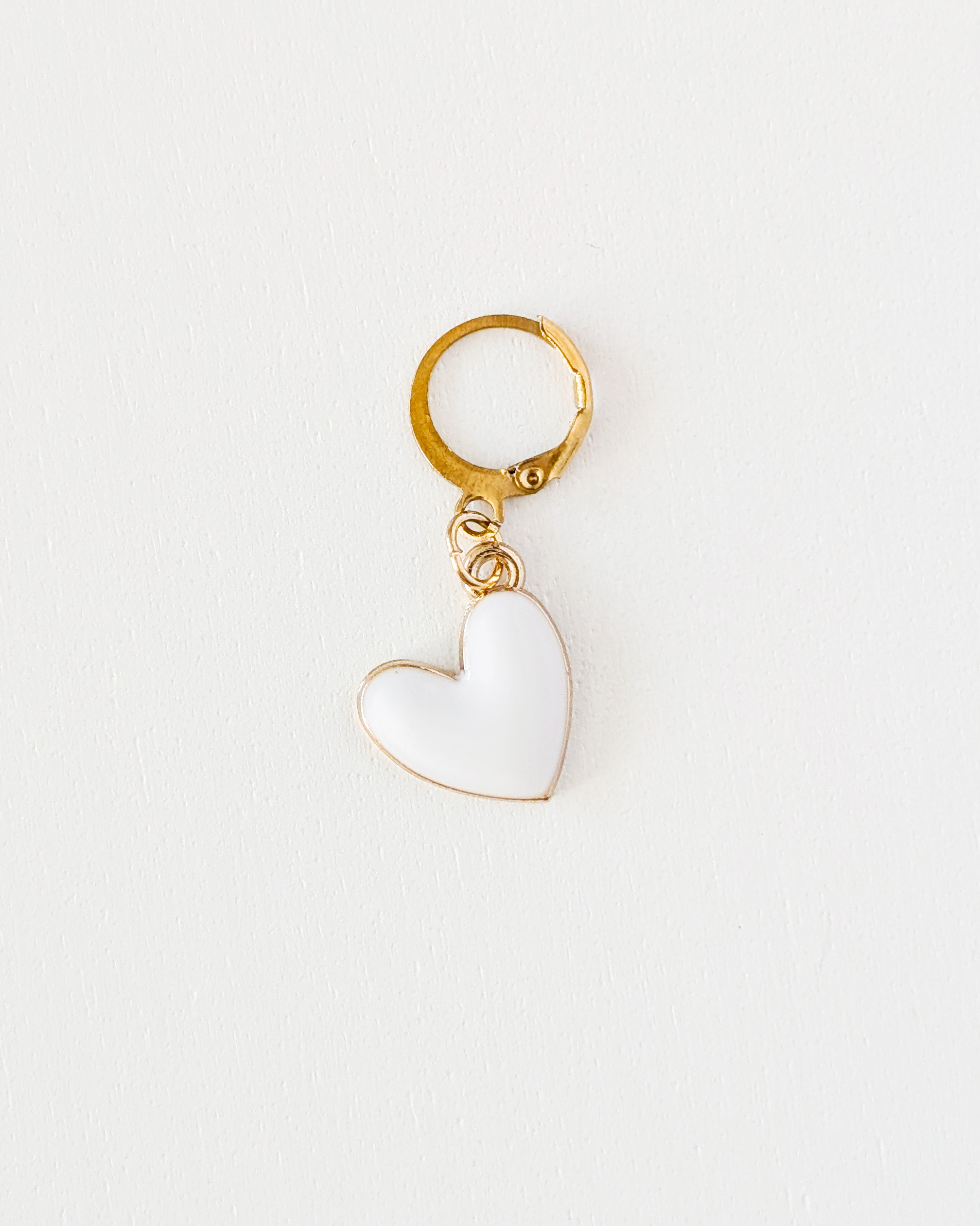 Gros coeur blanc, Lot d'anneaux marqueurs amovibles Grands coeurs #2