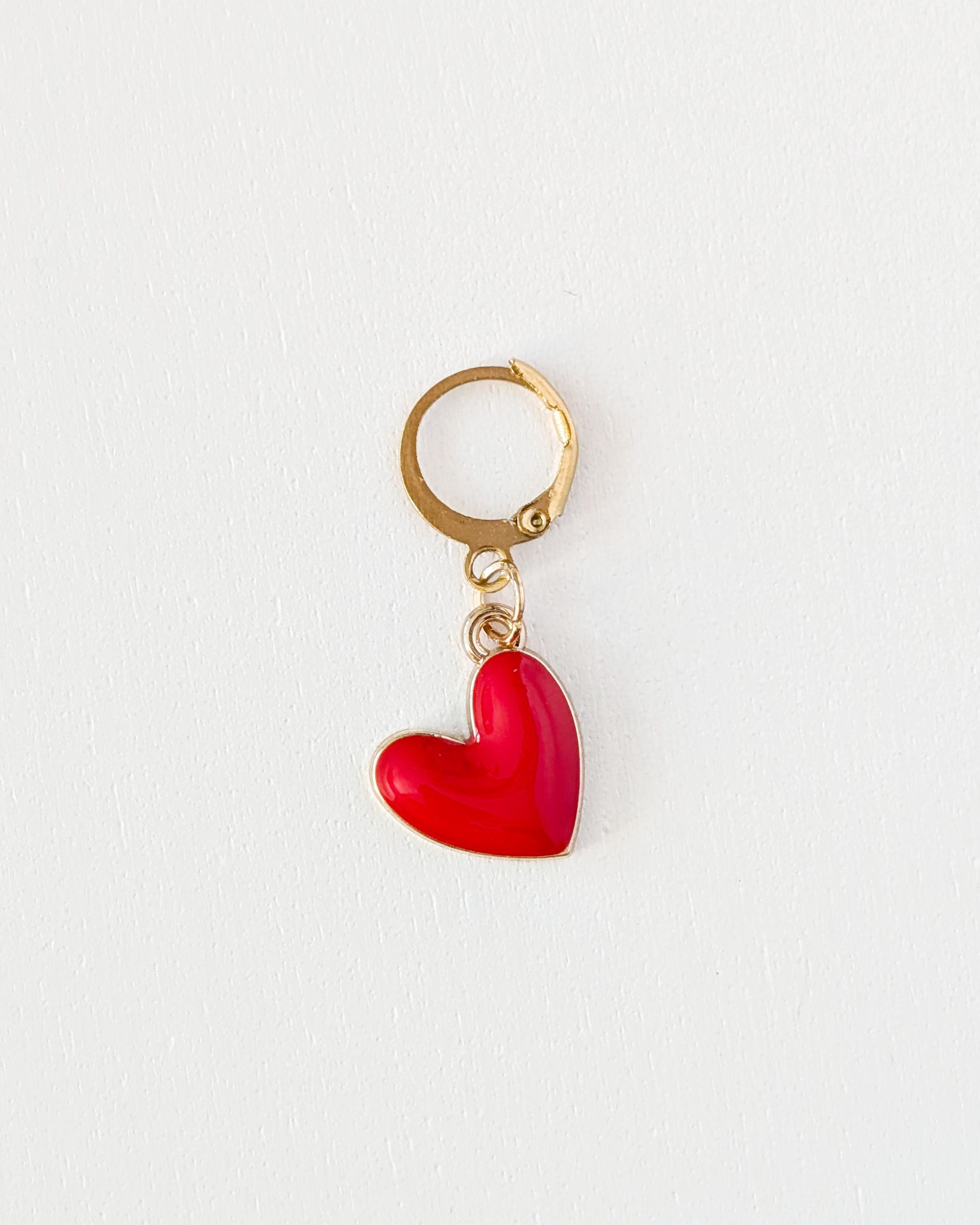 Gros coeur rouge, Lot d'anneaux marqueurs amovibles Grands coeurs #2