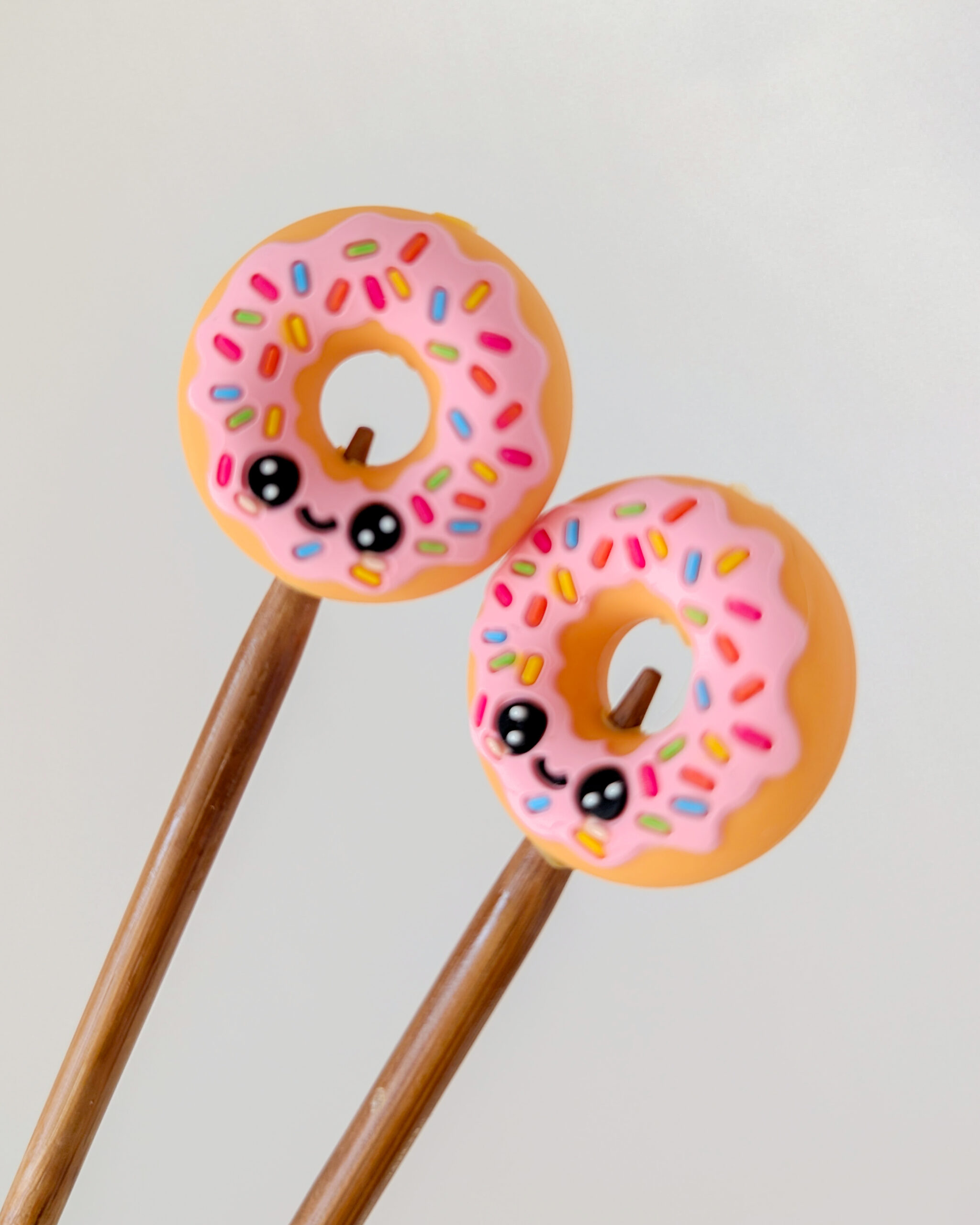 Protèges aiguilles en silicone, Donuts, Lot Gourmandises #3