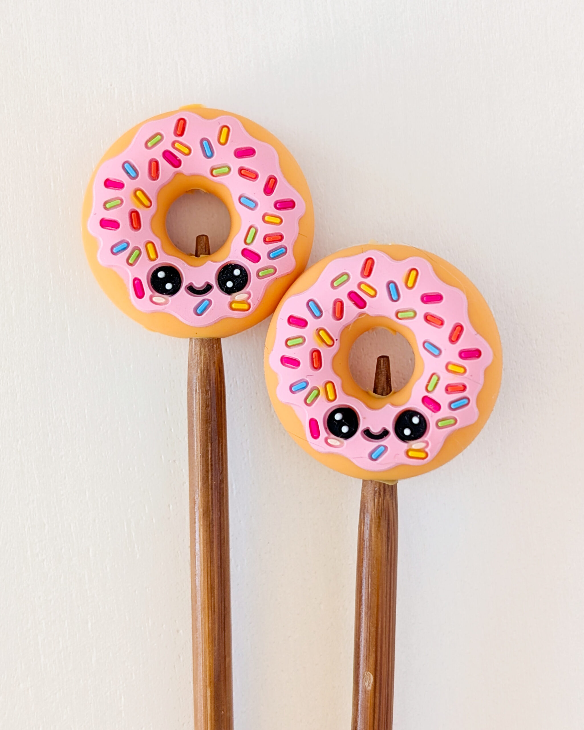 Protèges aiguilles en silicone, Donuts, Lot Gourmandises #3