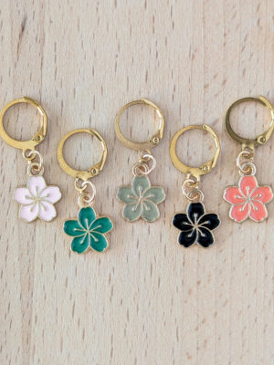 Lot d'anneaux marqueurs amovibles Fleuri #4